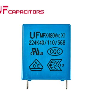X1 Safety Capacitors 0.033uF 480VAC +/-10% P:15mm 18 *12 *6mm X1F333KA4800150B000T